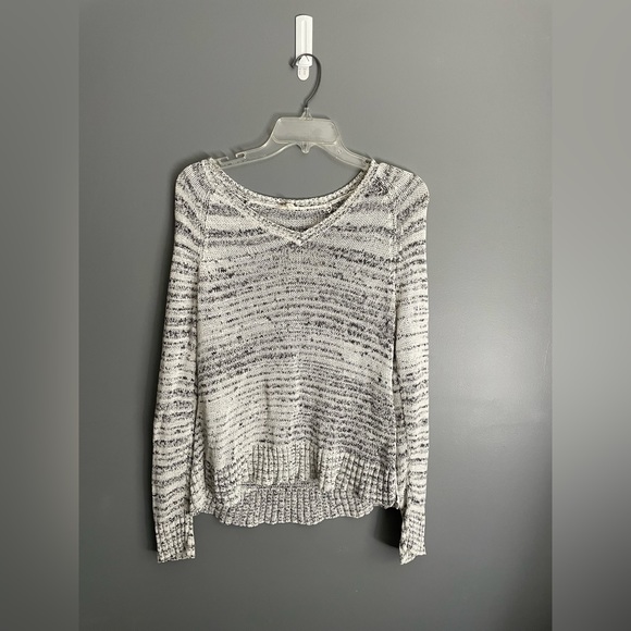 Eileen Fisher Sweaters - Eileen Fisher Striped V-Neck Sweater Size Small